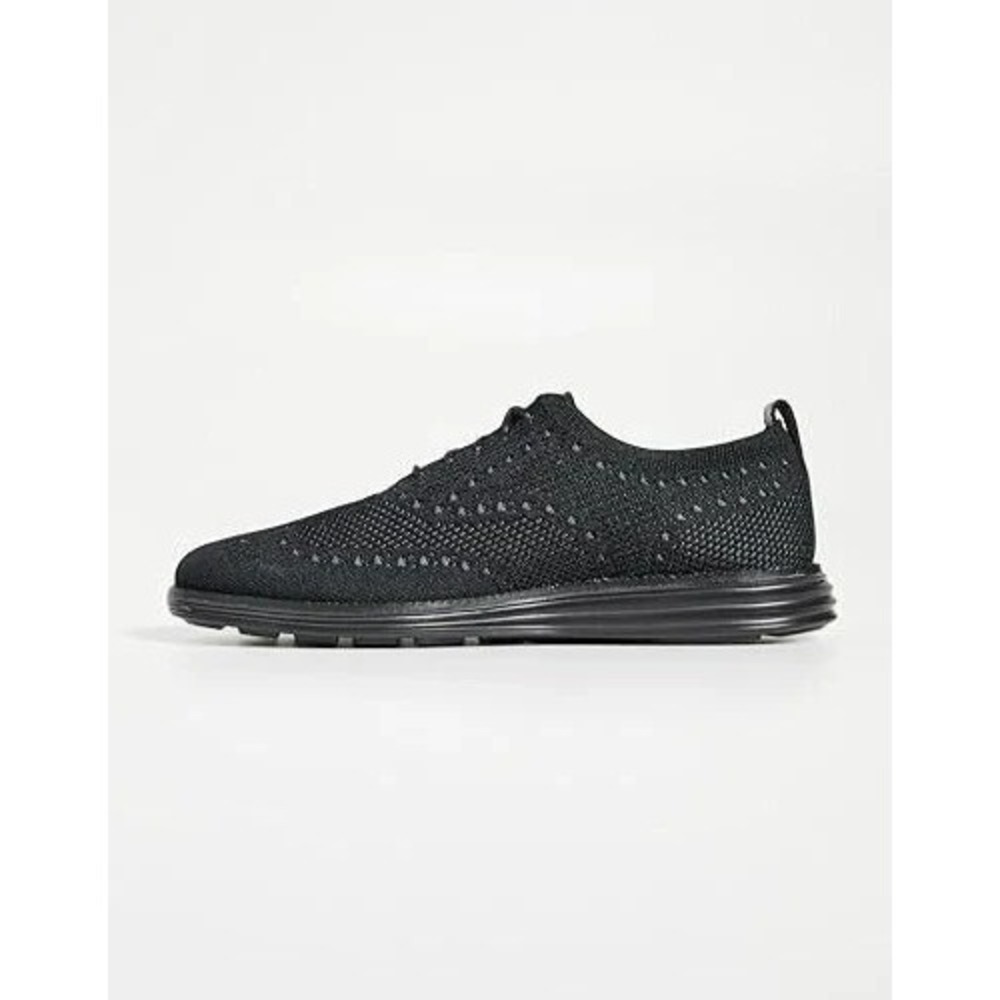 Cole Haan Original Grand Stitchlite Wingtip Mens Size 9 Black Shoes C28443 -NEW